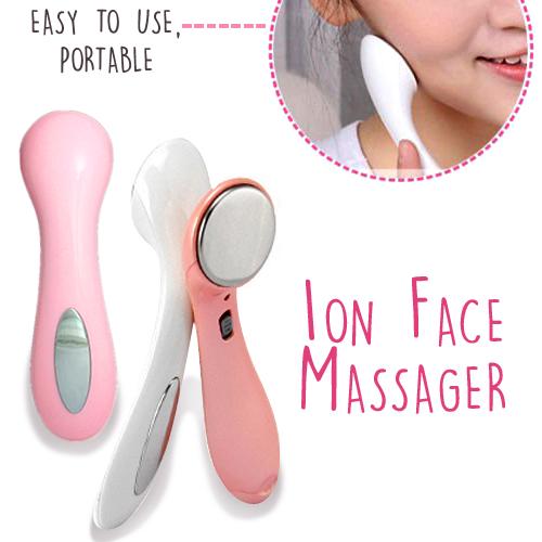 Setrika Wajah Ion Face Massager Alat Pengencang Kulit Wajah Dan Menghilangkan Keriput Setrika Ion Massage Gratis Batre Lazada Indonesia