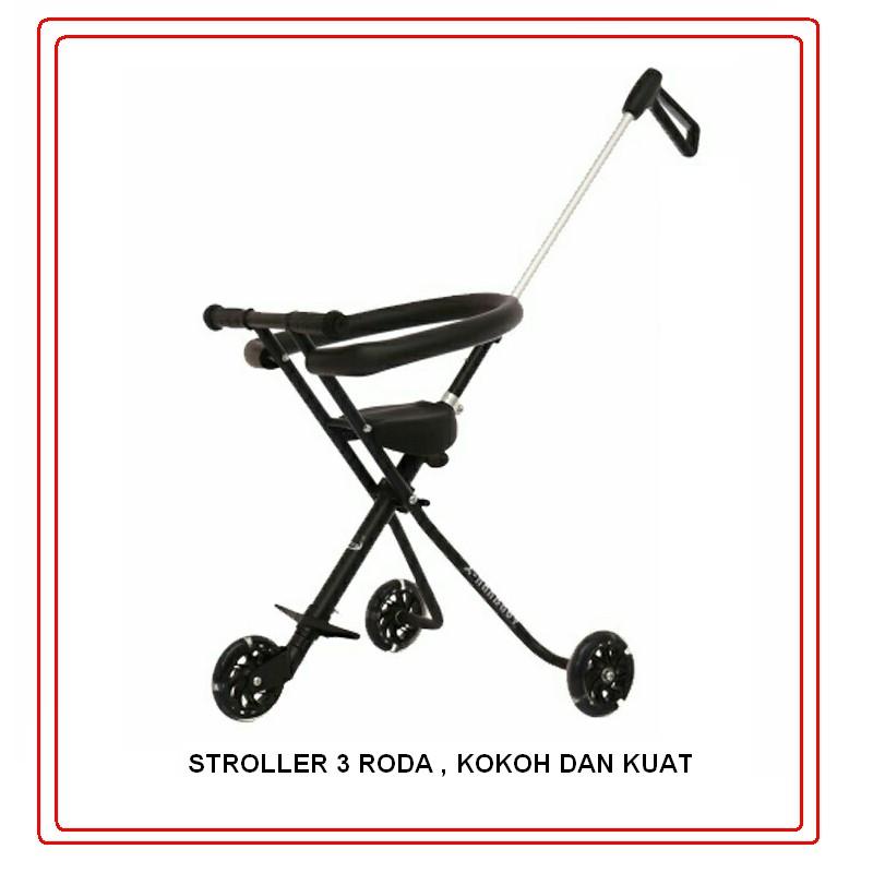 Stroller Lipat 3 Roda Micro Dorong Anak Bisa Lipat Hadiah Buble Lazada Indonesia