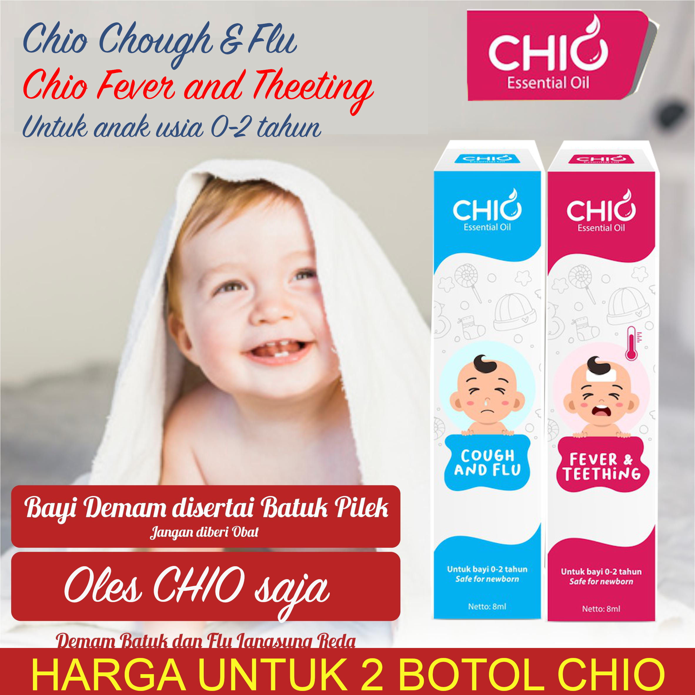 Chio Paket Flu Batuk dan Penurun Panas untuk Meredakan Bapil dan Deman ...