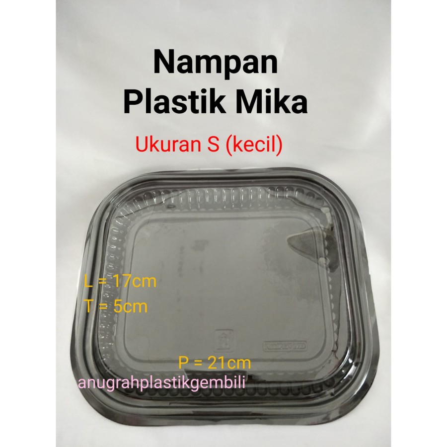 Nampan Plastik Mika Kue ukuran S kecil coklat tua | Lazada Indonesia