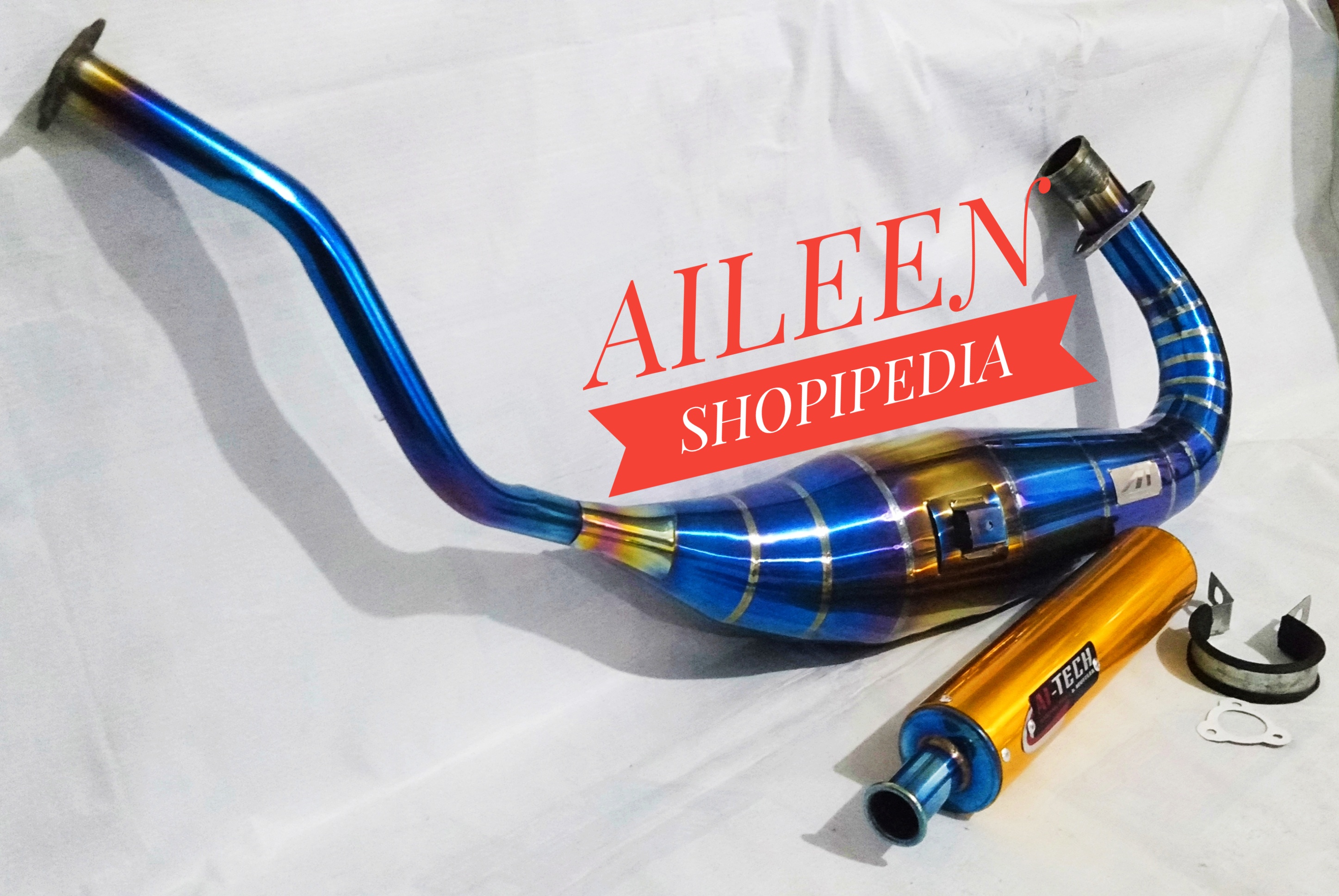 Knalpot Ninja R RR Aitech Bluemoon Silincer Gold Cobra | Lazada Indonesia