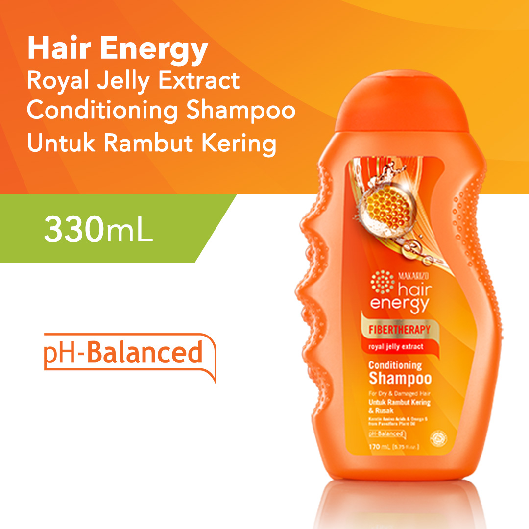 Makarizo Hair Energy Fibertherapy Conditioning Shampoo Royal Jelly 330
