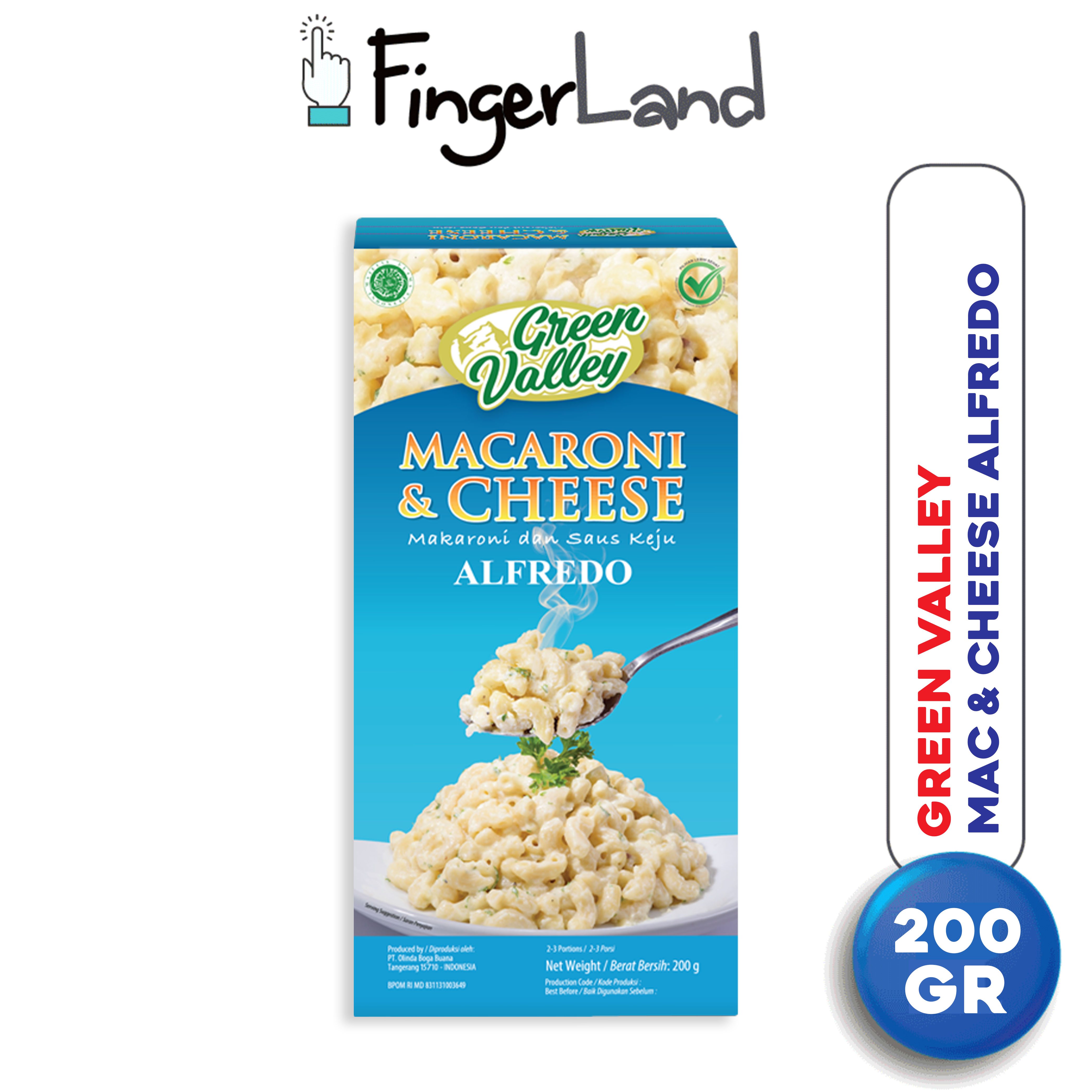 GREEN VALLEY Macaroni and Cheese Alfredo Sauce 200 Gram Mac n Cheese