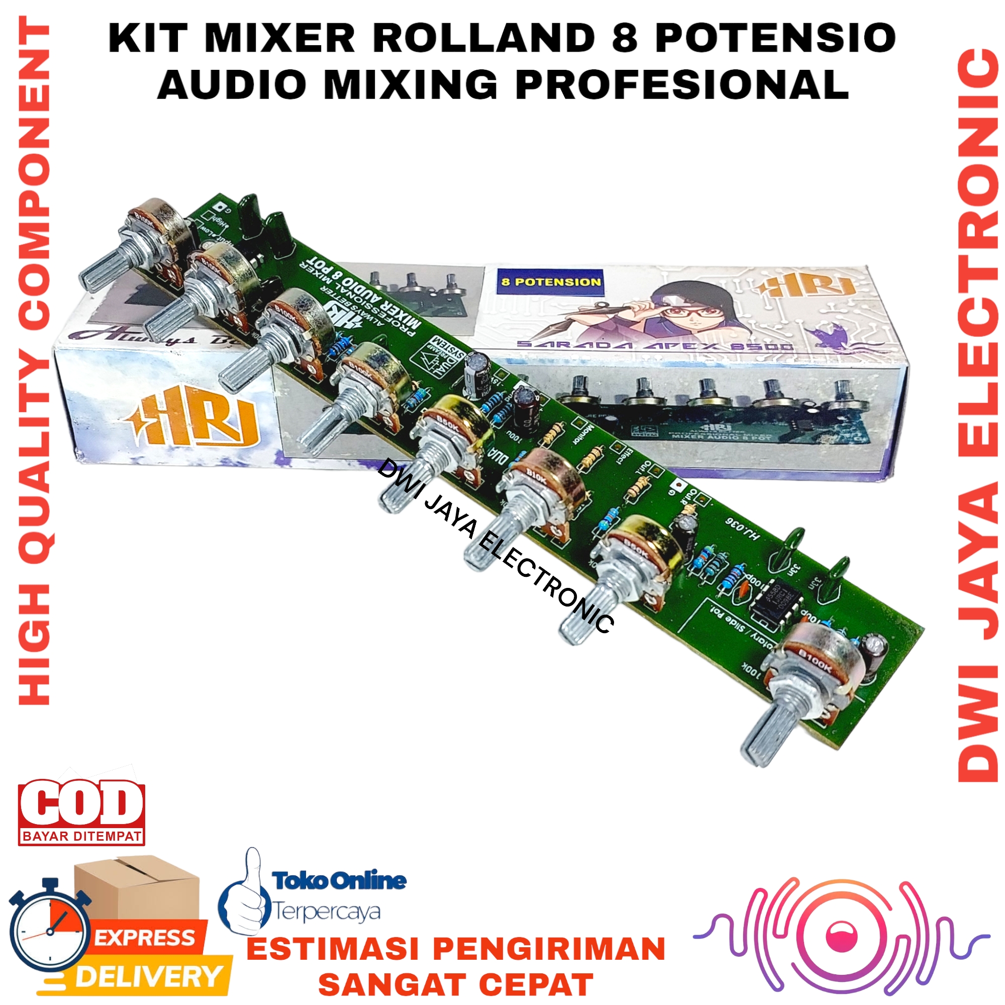 kit mixer 8 potensio | Lazada Indonesia