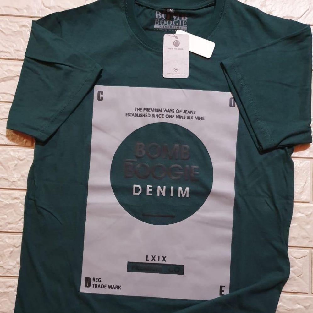 SidikShop - T-SHIRT PREMIUM BombBoogie UNISEX BAJU DISTRO KEKINIAN MODERN TERBARU TERMURAH