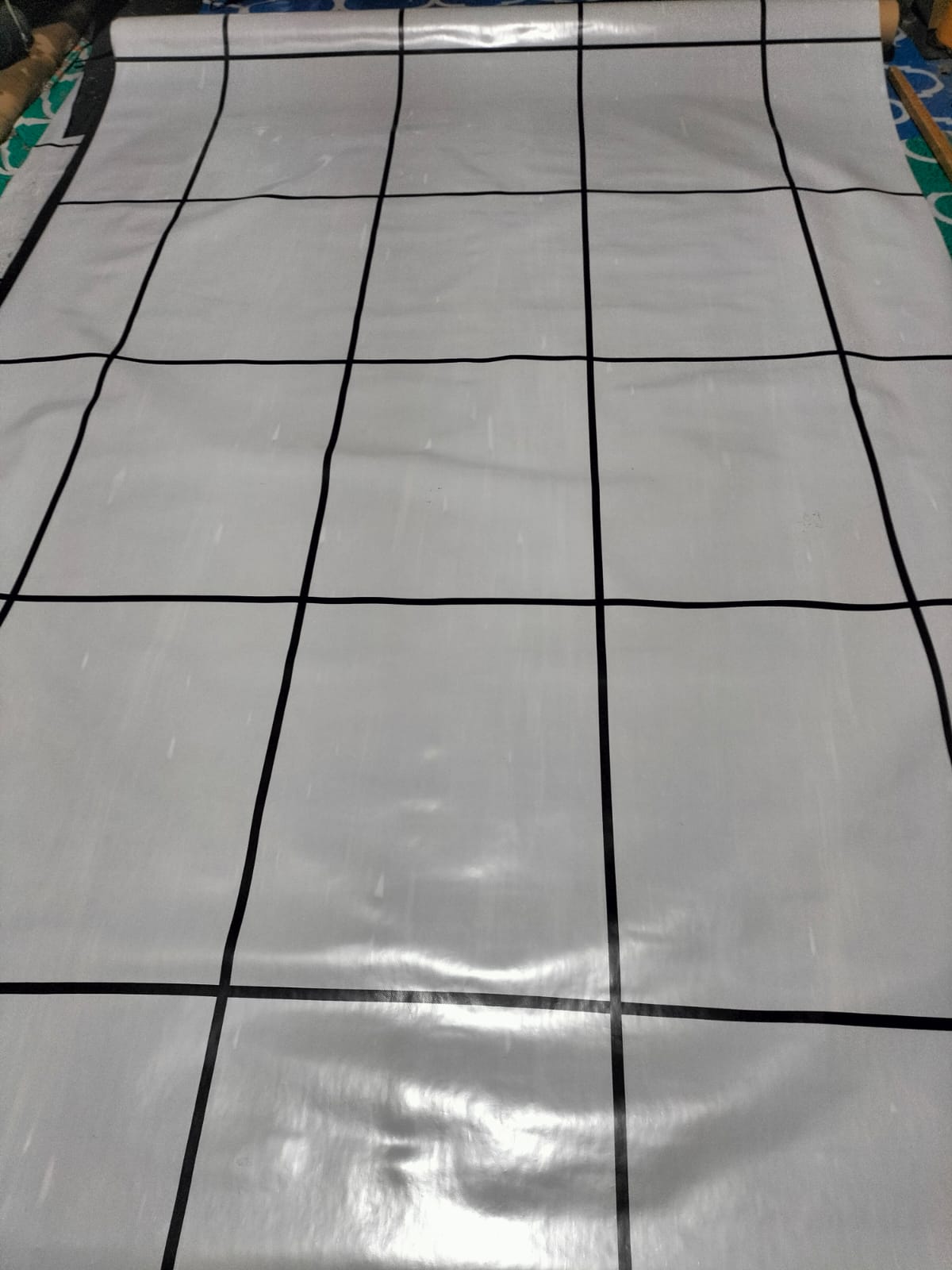 Karpet Lantai Plastik Meteran Tikar Lantai Motif Keramik Ukuran 1meter