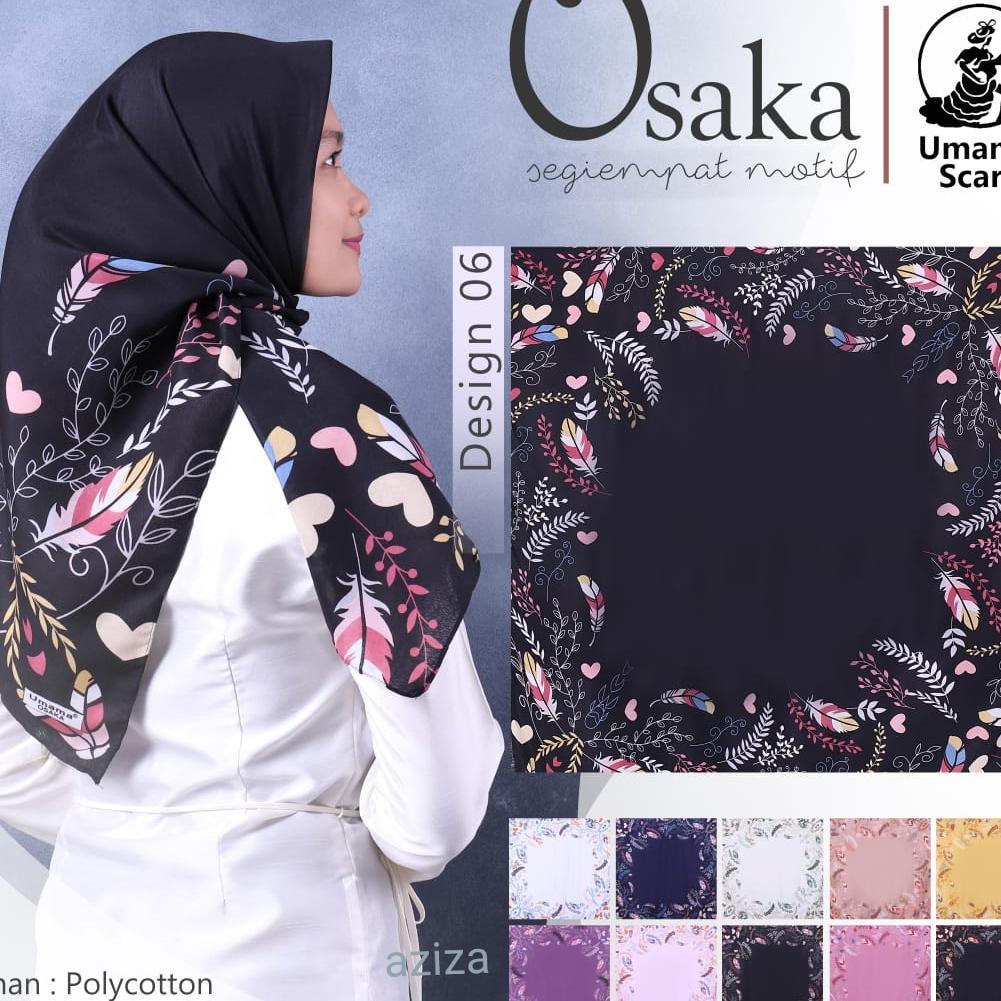 Hijab Segi Empat Motif / Jilbab Segi Empat Motif / Kerudung Segi Empat Motif /Hijab Segi Empat voal Umama scarf