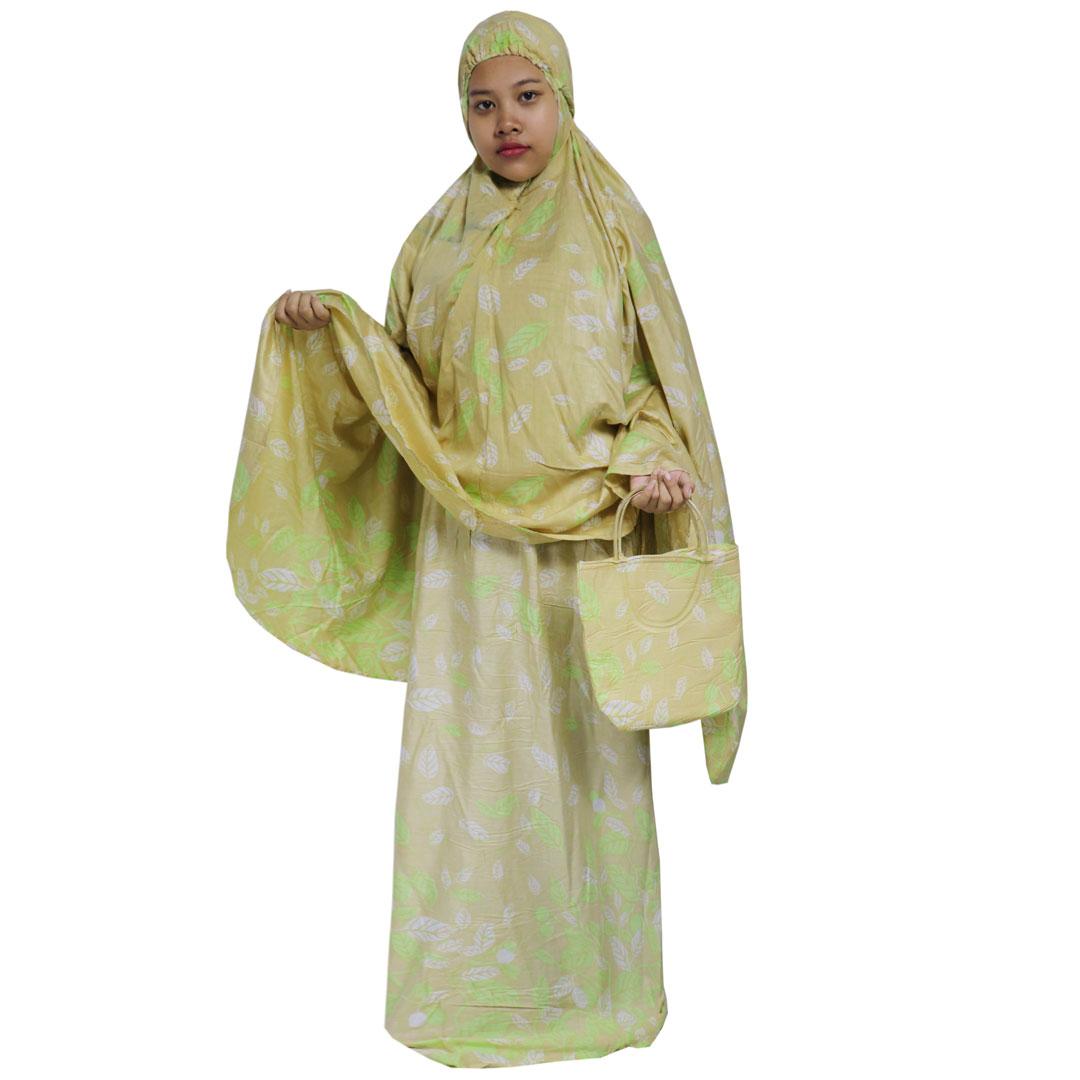 Mukena Bali, Mukena Batik, Mukena Dewasa Bahan Rayon (MPT001-146) Batik Alhadi