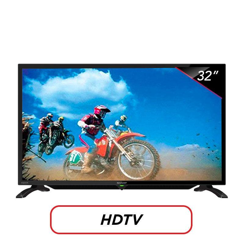 Sharp 32 inch LED HD TV - Hitam (Model LC-32LE180i)