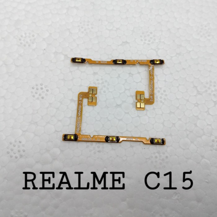 Flexible tombol power on off volume realme c15 KUALITAS TERBAIK ...