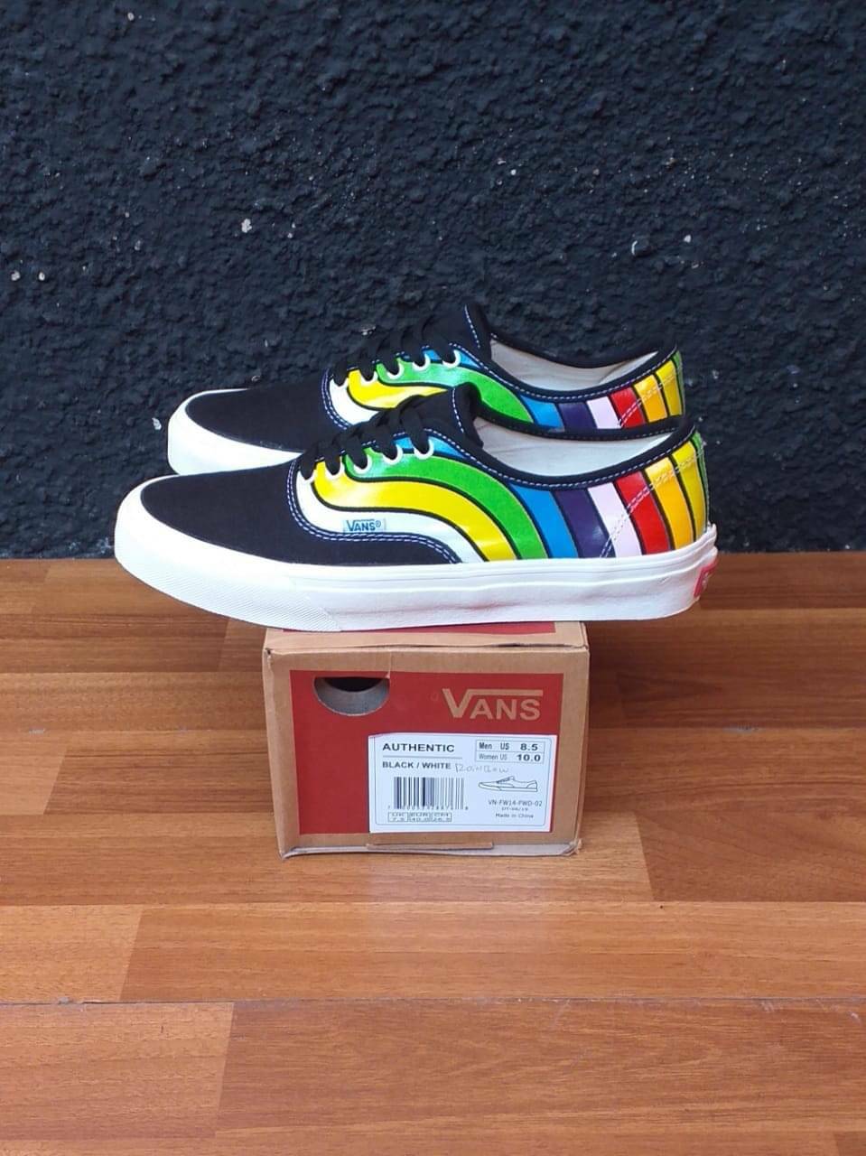 van rainbow shoes