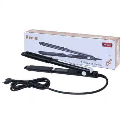 Kemei KM 2139 Catokan Rambut 2 in 1 Pelurus Dan Hair Curly Professional Hair Iron Styling