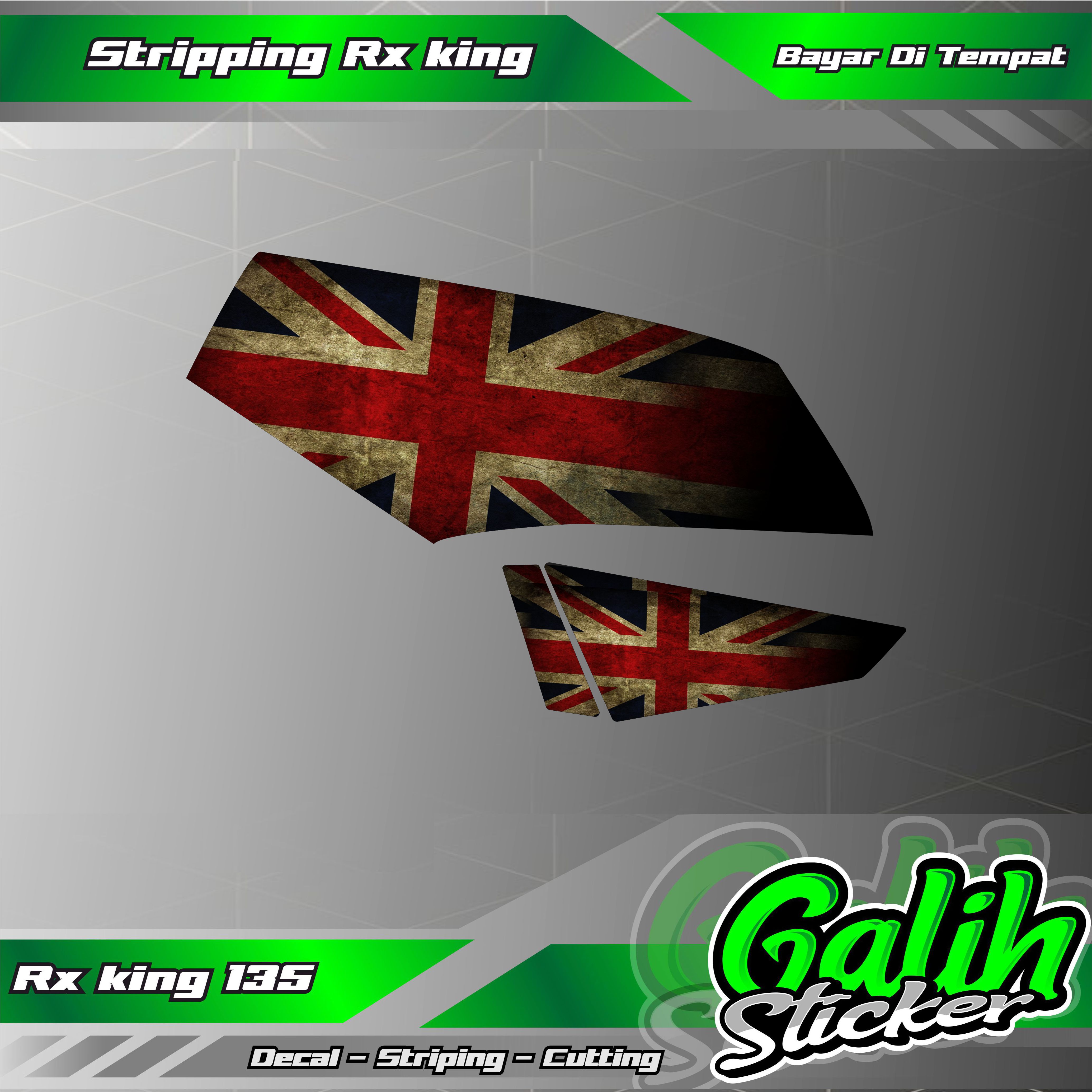 Gs Sticker - Stripping Rx king - Stiker Rx king Hot Terlaris - Bendera