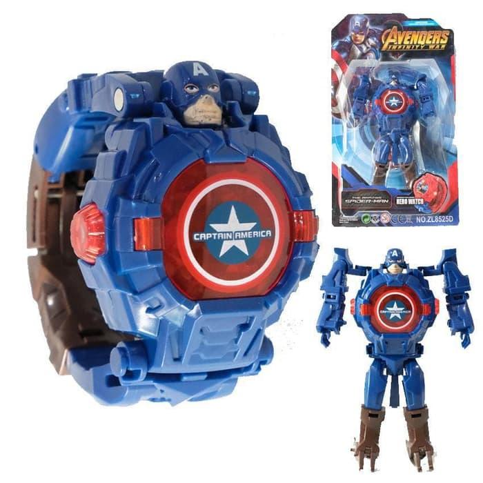 Terpercaya !!JAM TANGAN ANAK ROBOT CAPTAIN AMERIKAJam tangan pria,Jam tangan wanita,Jam tangan imoo,Jam tangan anak,Jam tangan imo,Jam tangan pria anti air,Jam tangan couple,Jam tangan anak imoo murah,Jam tangan casio/ AIS Store