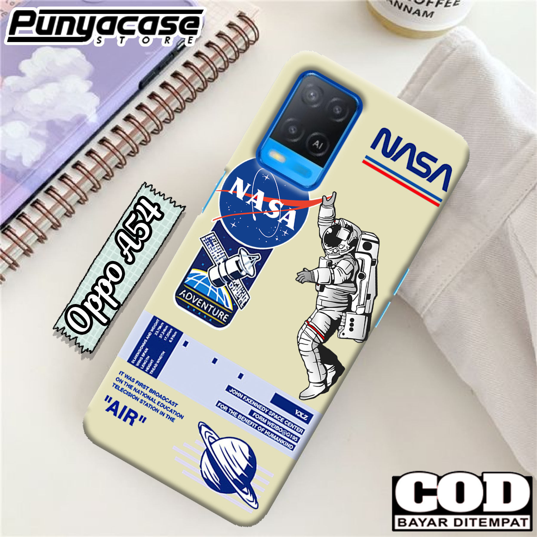 casing hp oppo a54 nasa