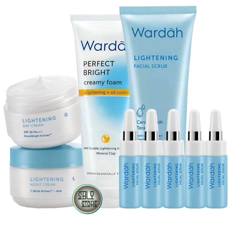 Wardah Paket Lightening Series 30 gr - Untuk Kulit Berminyak