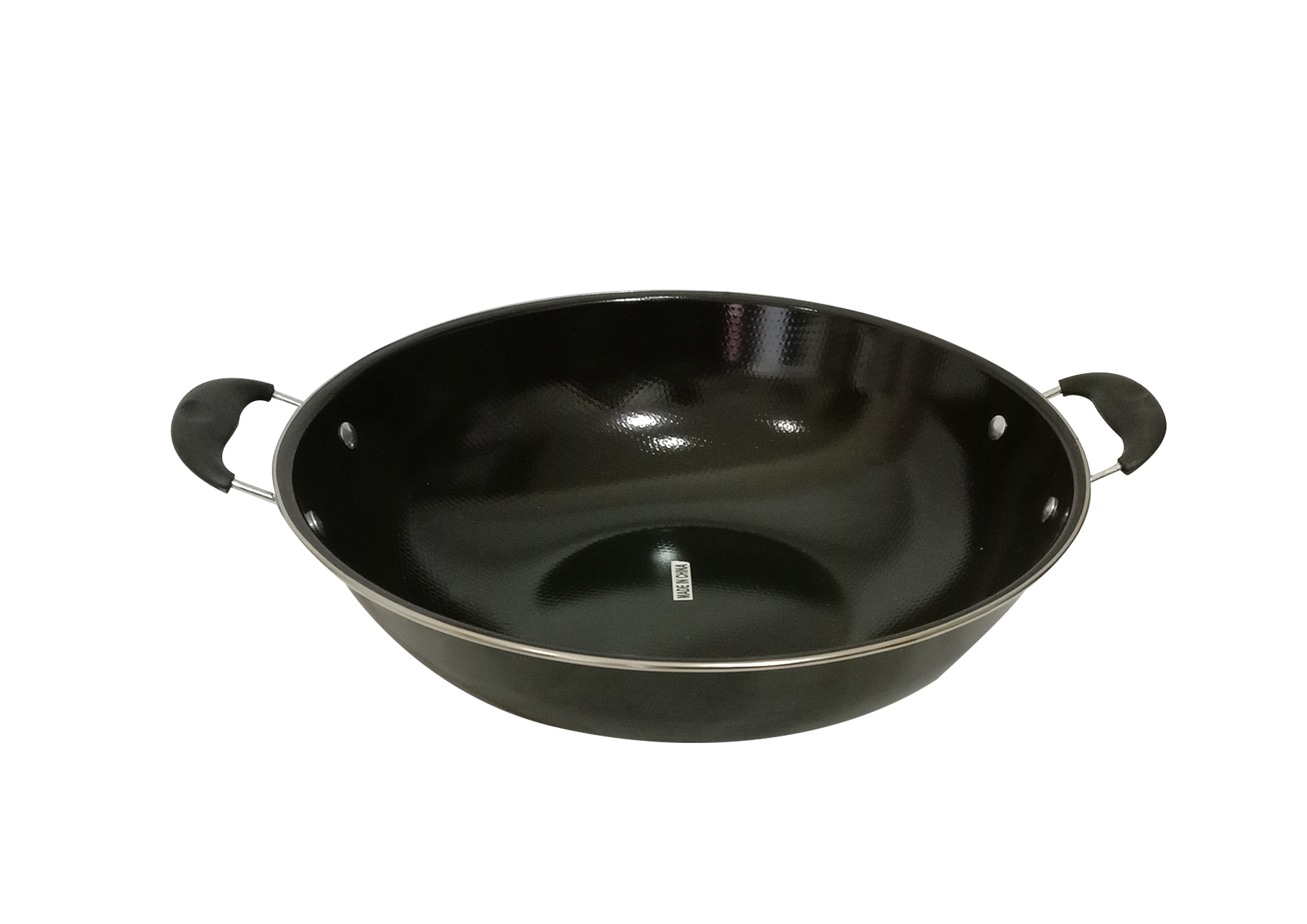 Wajan Teflon Enamel 30 36 CM Model Cekung Tebal Kuat Lazada Indonesia