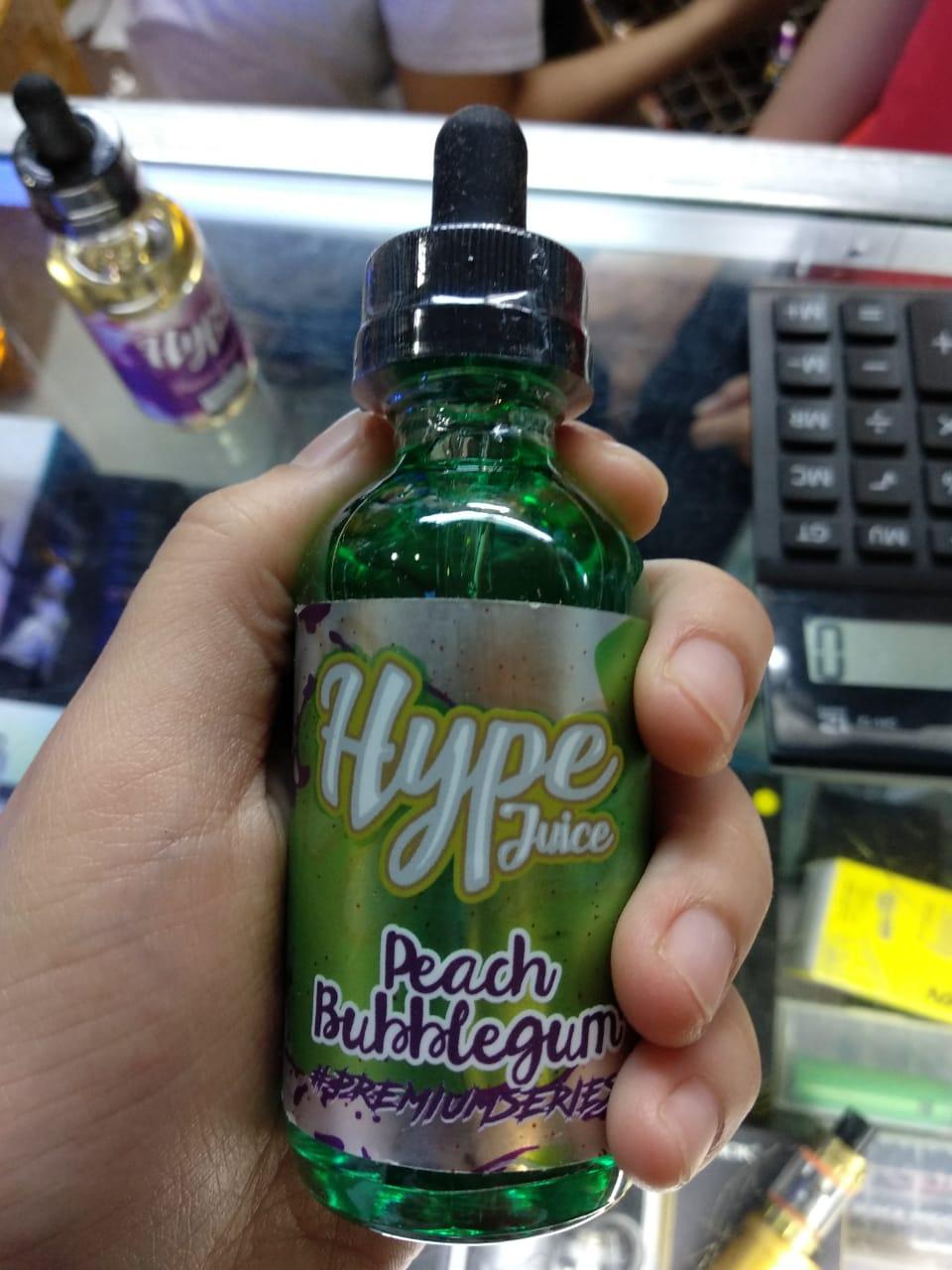 Hype Juice 60ml 3mg PEACH BUBBLEGUM Premium E-liquid