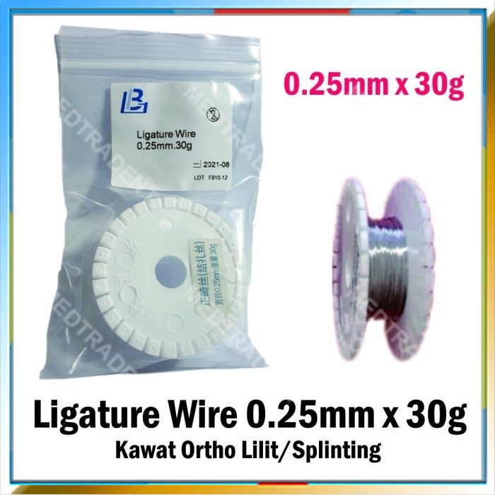 Ligature Wire (BIOM) Kawat Ortho Lilit/Splinting 0.25mm x 30g