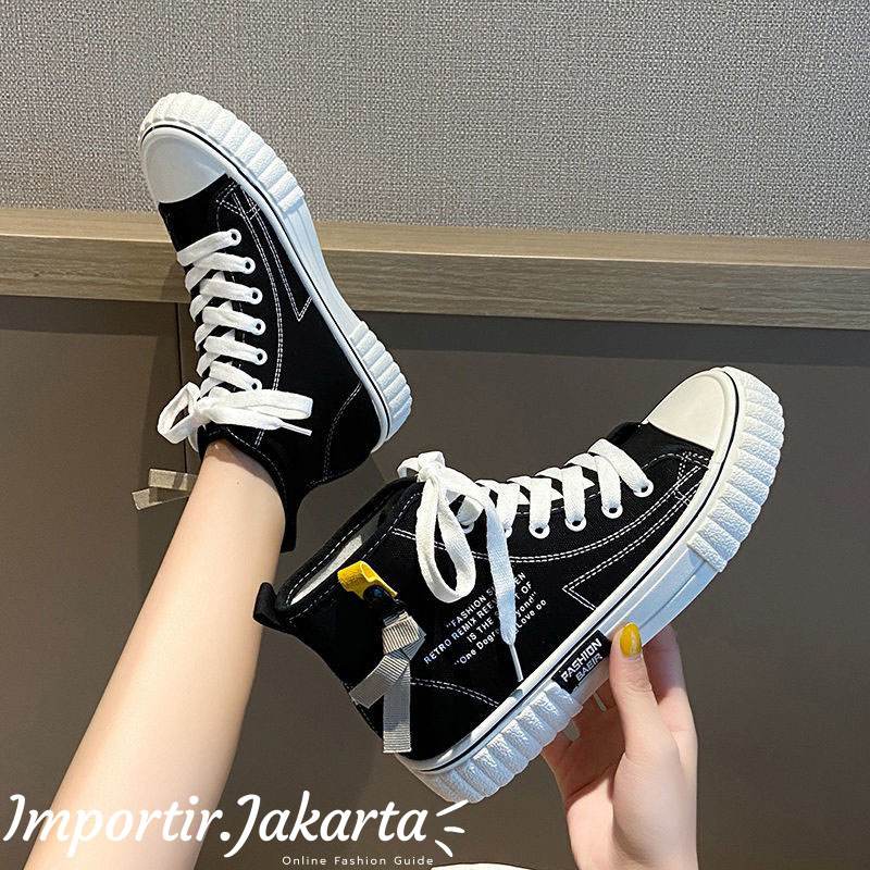 Importir.jakarta - Sepatu Sneakers Canvas Wanita R99 Importir.jakarta - Sepatu Sneakers Canvas Wanita R99