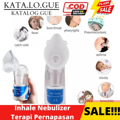 TaffOmicron - Alat Terapi Pernafasan Ultrasonic Inhale Nebulizer - MY-520A - Alat Terapi Pernafasan Uap / Alat Terapi Pernapasan Asma