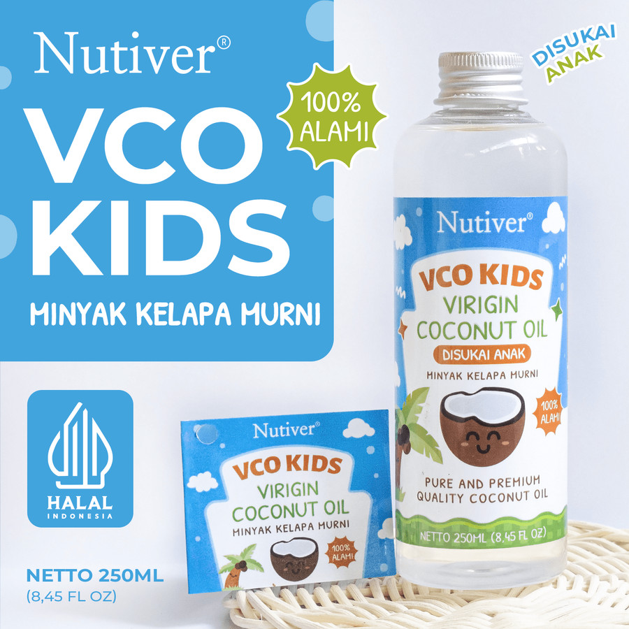 NUTIVER | EXTRA VIRGIN COCONUT OIL | MINYAK VCO ANAK ANAK | MINYAK ...