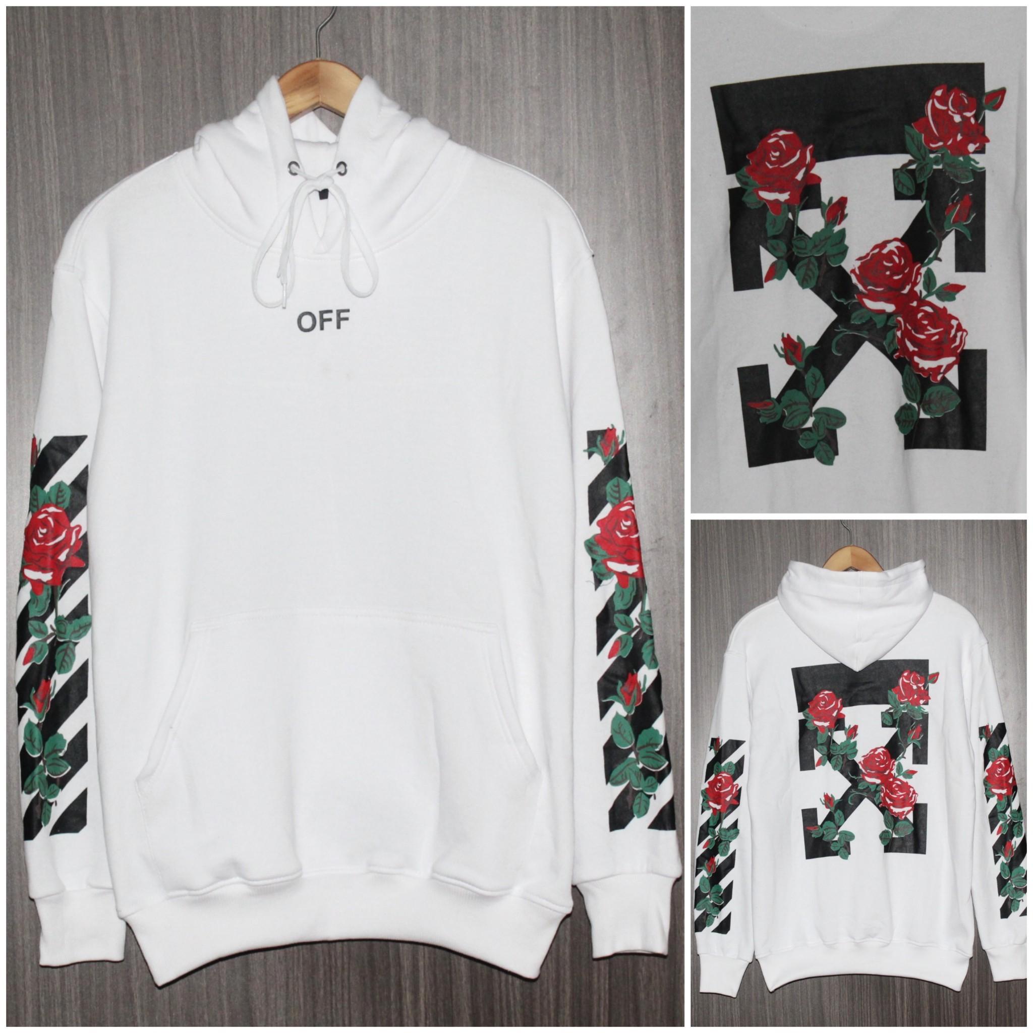 jaket off white rose