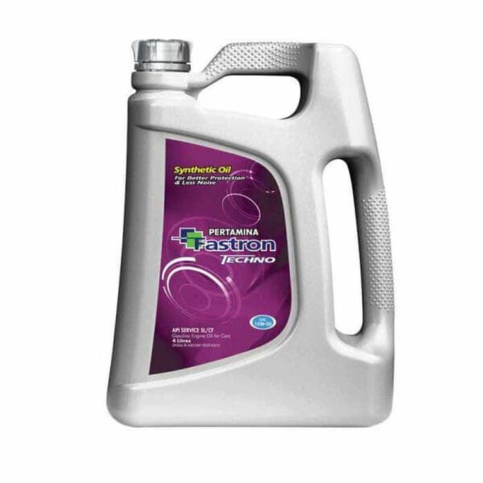 Pertamina FASTRON TECHNO 15W-50 Oli Pelumas Mesin Mobil Galon [4 Liter