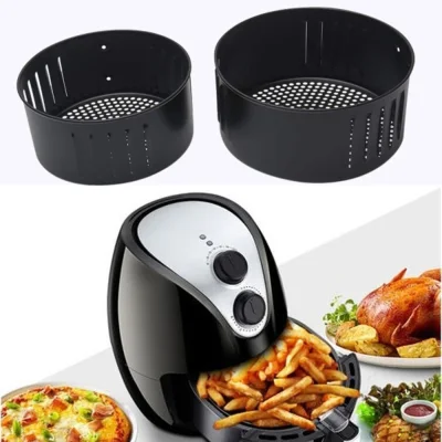 EKDWET Replacement Sturdy Dishwasher Safe Fit all Airfryer Air fryer accessories Roasting Cooking Tool Air Fryer Basket Baking Tray Kitchenware