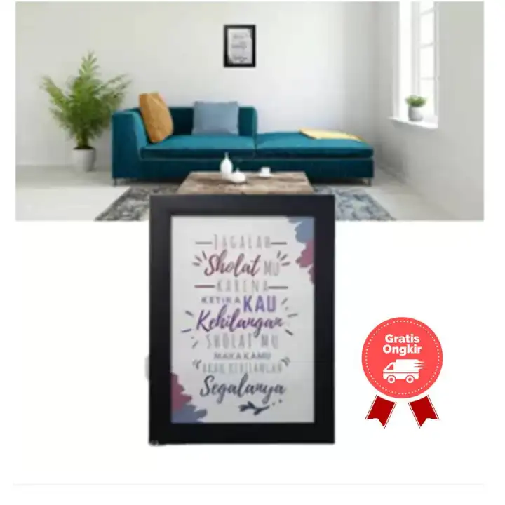 Bayar Di Tempat Poster Kayu Bingkai Foto Pigura Frame Hiasan Dinding Tulisan Jagalah Shalatmu Karena Ketika Kau Kehilangan Shalatmu Maka Kau Akan Kehilangan Segalanya Lazada Indonesia