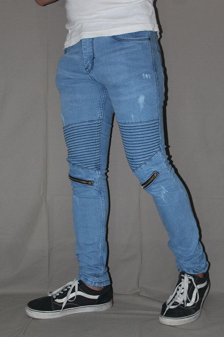 DENIM STORE 182 Jeans Biker Premium Quality Super SoftJeans Skinny / Biker Jeans Premium Super Soft Skinny Stretch / biker resleting