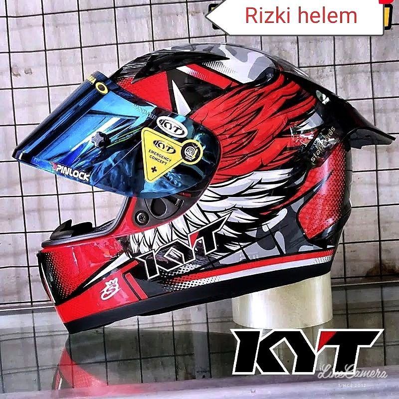 Helm Full Face KYT R10 Kabuki Original Helm Pria Helm Murah Helm