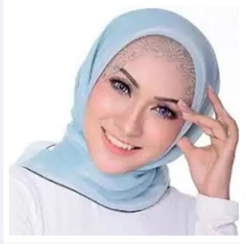 mc fashion inner hijab Mahkota Bunga/inner pesta/inner Diamond