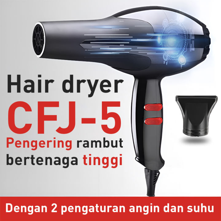 Hair dryer rambut Hot and Cold Air / pengering rambut Ion negatif tidak