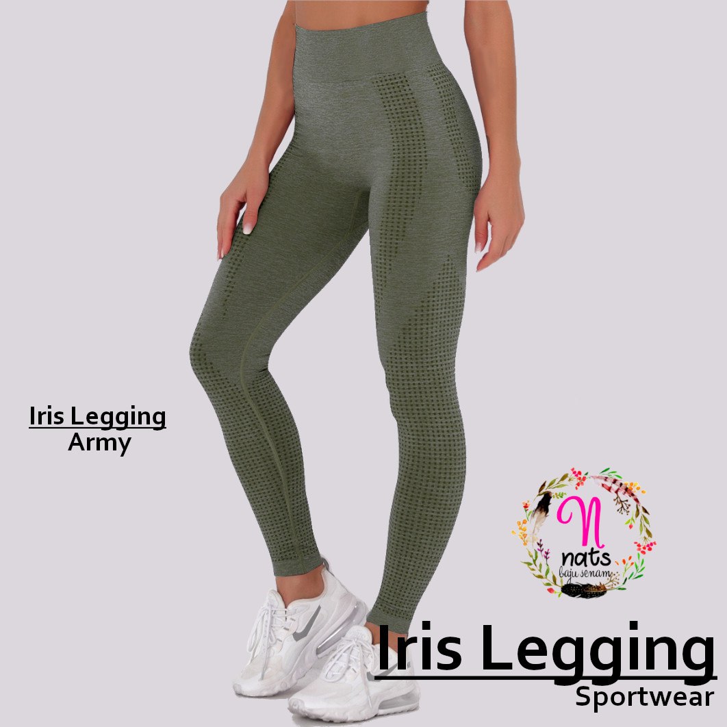 Legging sport IRIS LEGGING celana senam celana olahraga wanita legging