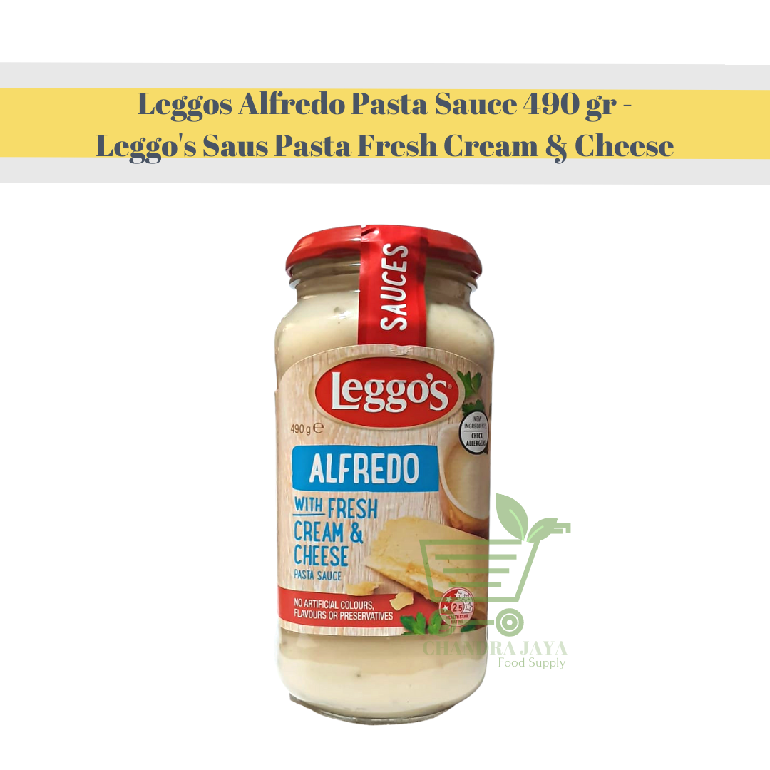 Leggos Alfredo Pasta Sauce 490 gr Leggo's Saus Pasta Cream & Cheese