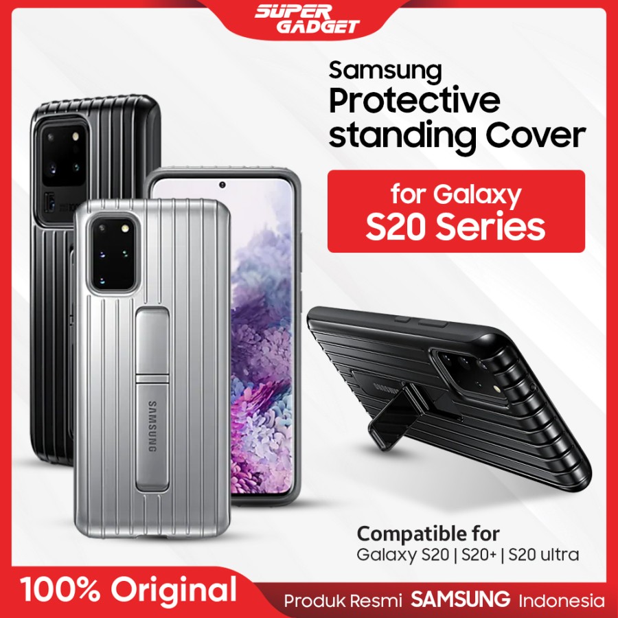 Casing Samsung Protective Standing Cover Galaxy S20 Ultra Hard - Main Image