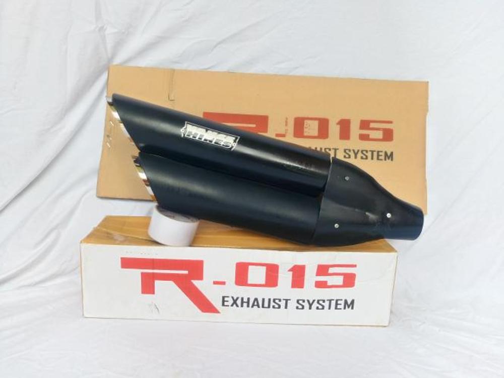 Knalpot Racing N-Max - Honda PCX 150 - Vario 150 Slip On Vance N Hines Double Slincer Black Doff