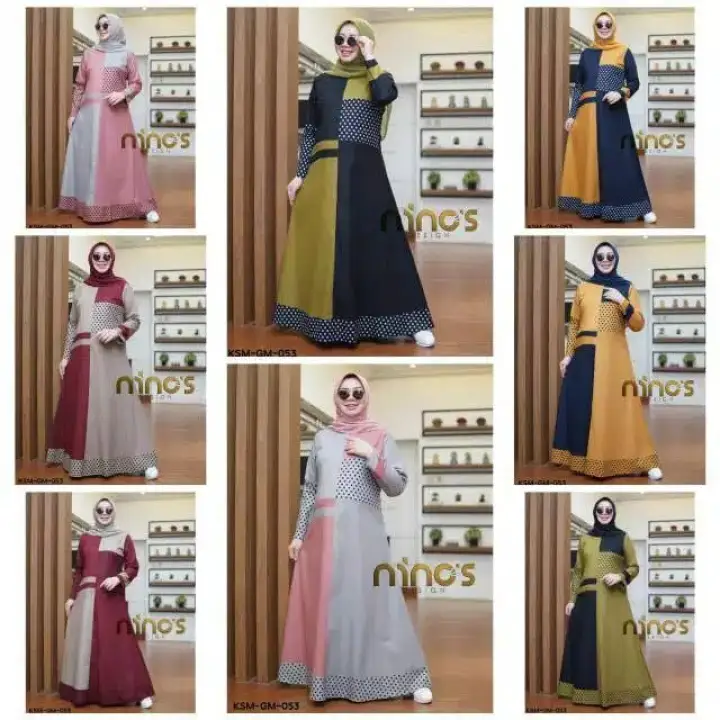 Gamis Ninos Membeli Jualan Online Baju Muslim Jumpsuit Dengan Harga Murah Lazada Indonesia
