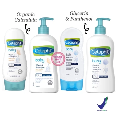 CETAPHIL Baby Gentle Wash & Shampoo (230ml/400ml)