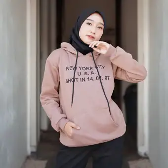 hoodie wanita korea style