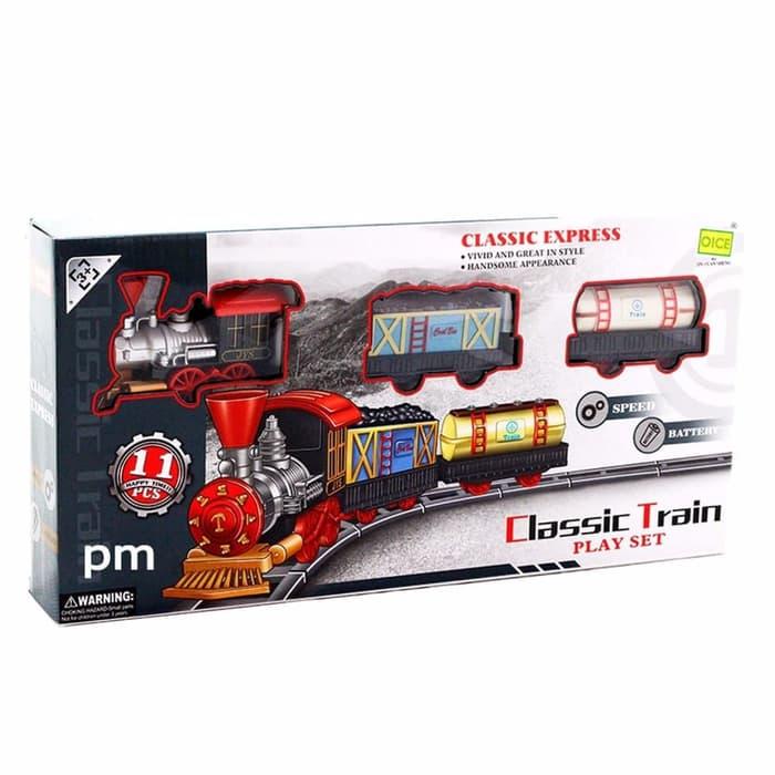 Mainan Anak - Classic Train Play Set Kereta Api Playset Rel