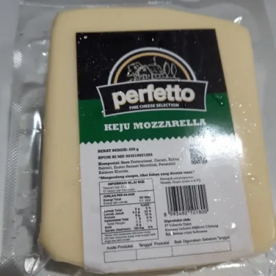 Cheese Keju Mozarella PERFETTO 250 gram Mozzarella Corndog Mozarella Corndog keju morzarella keju mozzarella murah