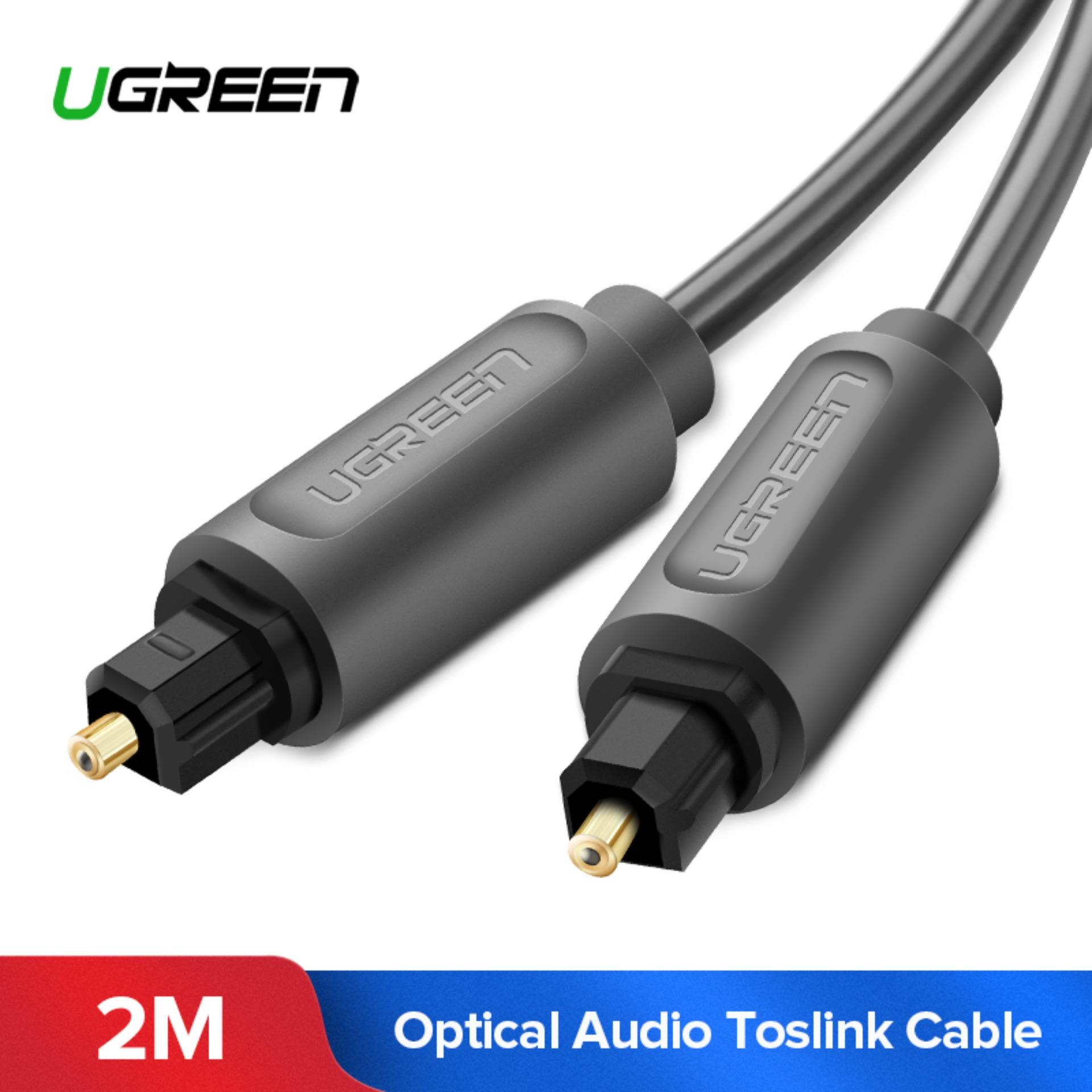 UGREEN Kabel Audio Optik DIGITAL TOSLINK SPDIF Kawat Koaksial (2 M)