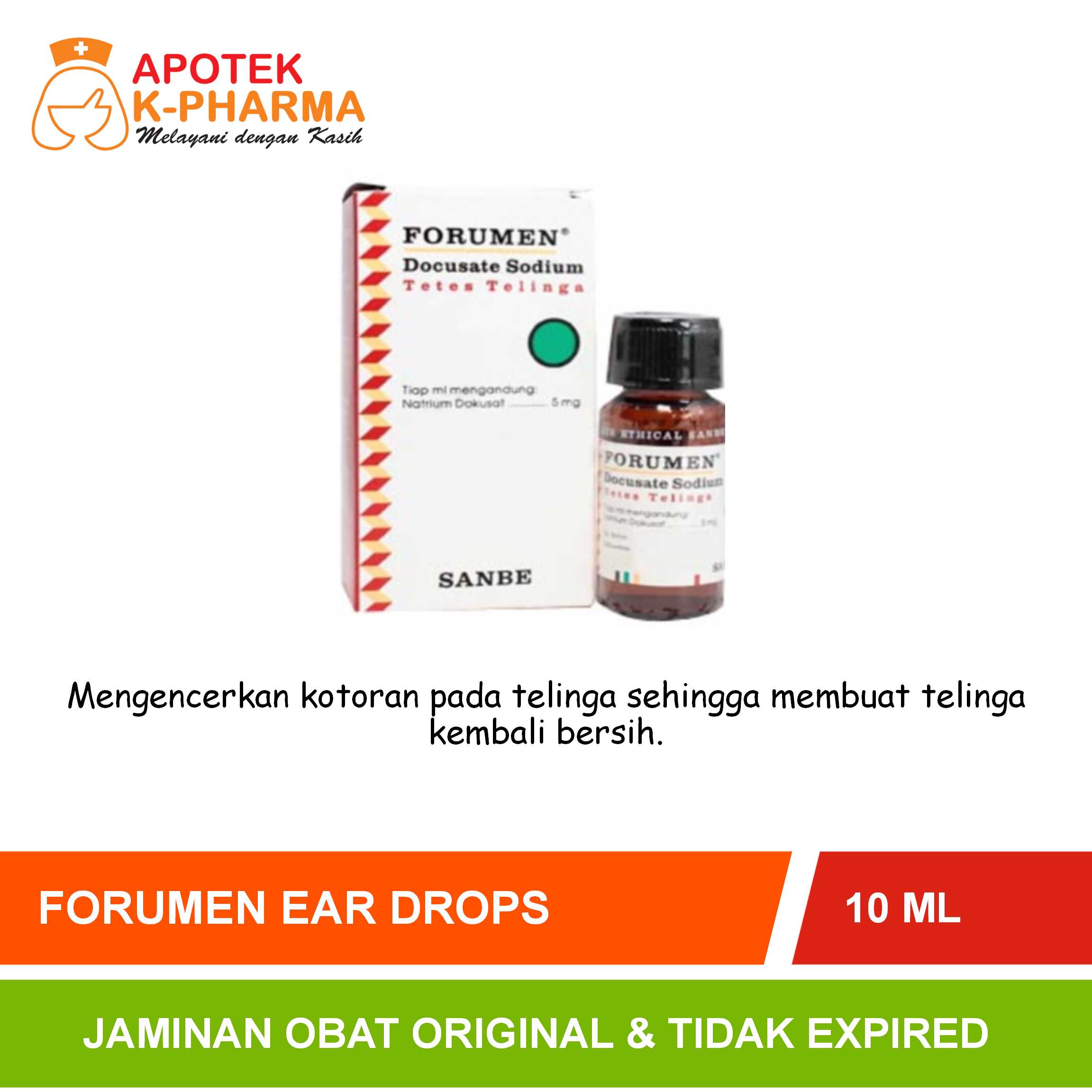 Forumen Ear Drops Isi 10ml Obat Original Sanbe Lazada Indonesia