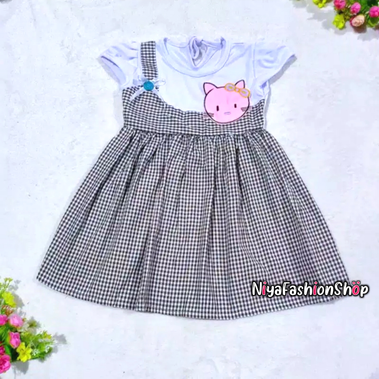 Dress anak perempuan 1-3 tahun baju 