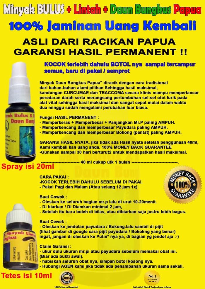 Minyak Bulus Lintah Hitam Daun Bungkus Asli Papua 100 Original Lazada Indonesia