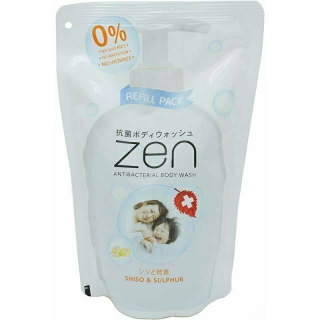 CS ZEN Body Wash Shiso & Sulphur Refill 450 ML - White