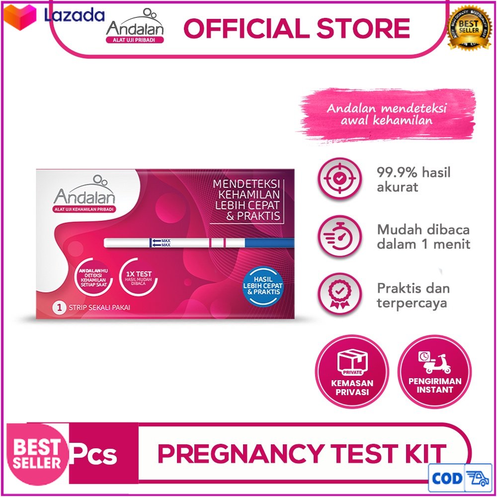 Andalan Pregnancy Test Kit / Test Kehamilan Akurat / Alat Uji Cek Hamil