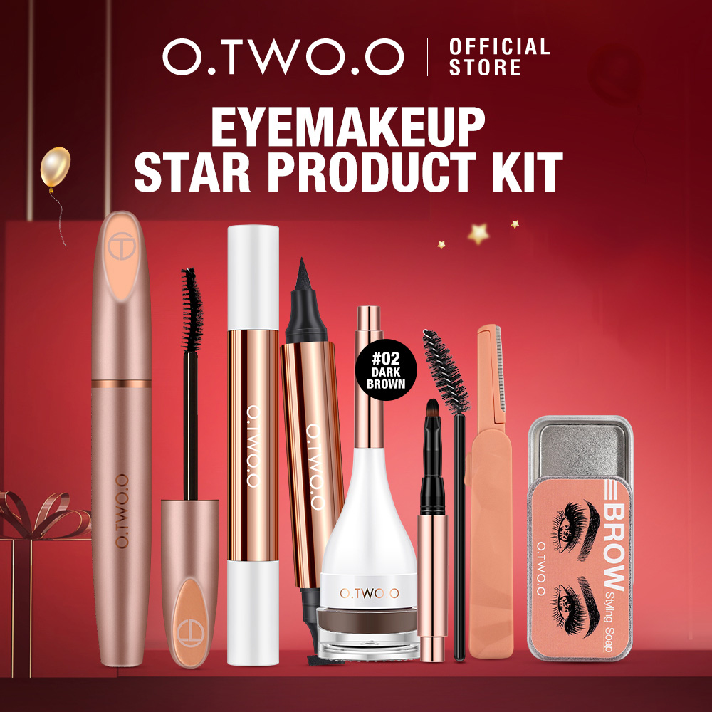 O.TWO.O Eye Makeup Kit Mascara + Eyeliner + Eyebrow Styling Cream